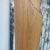 Floral wooden floor lamp