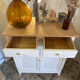 White cream Parisian buffet