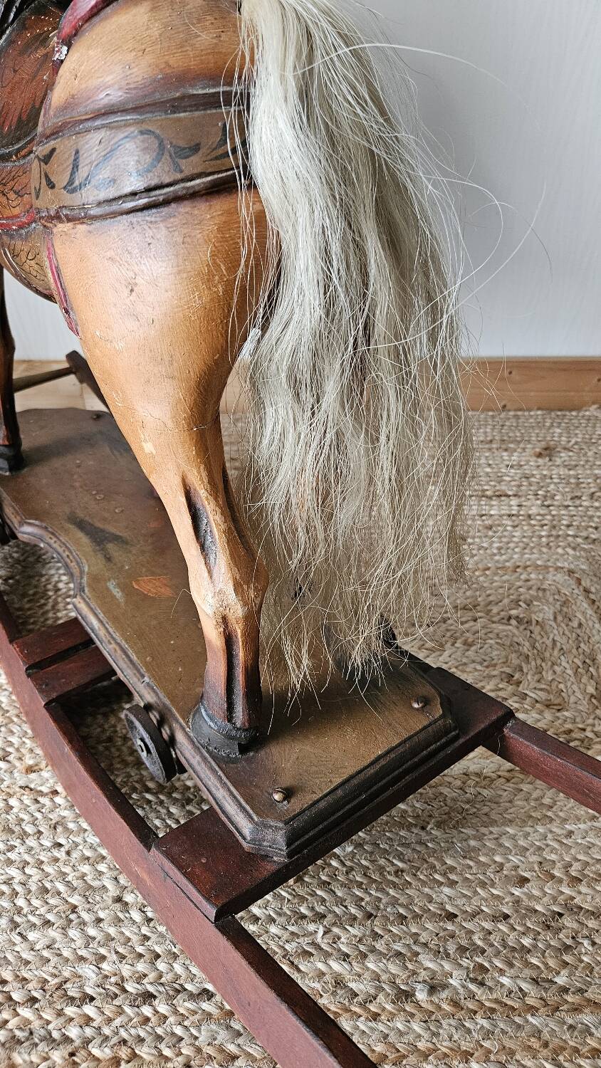 20th-century rocking horse