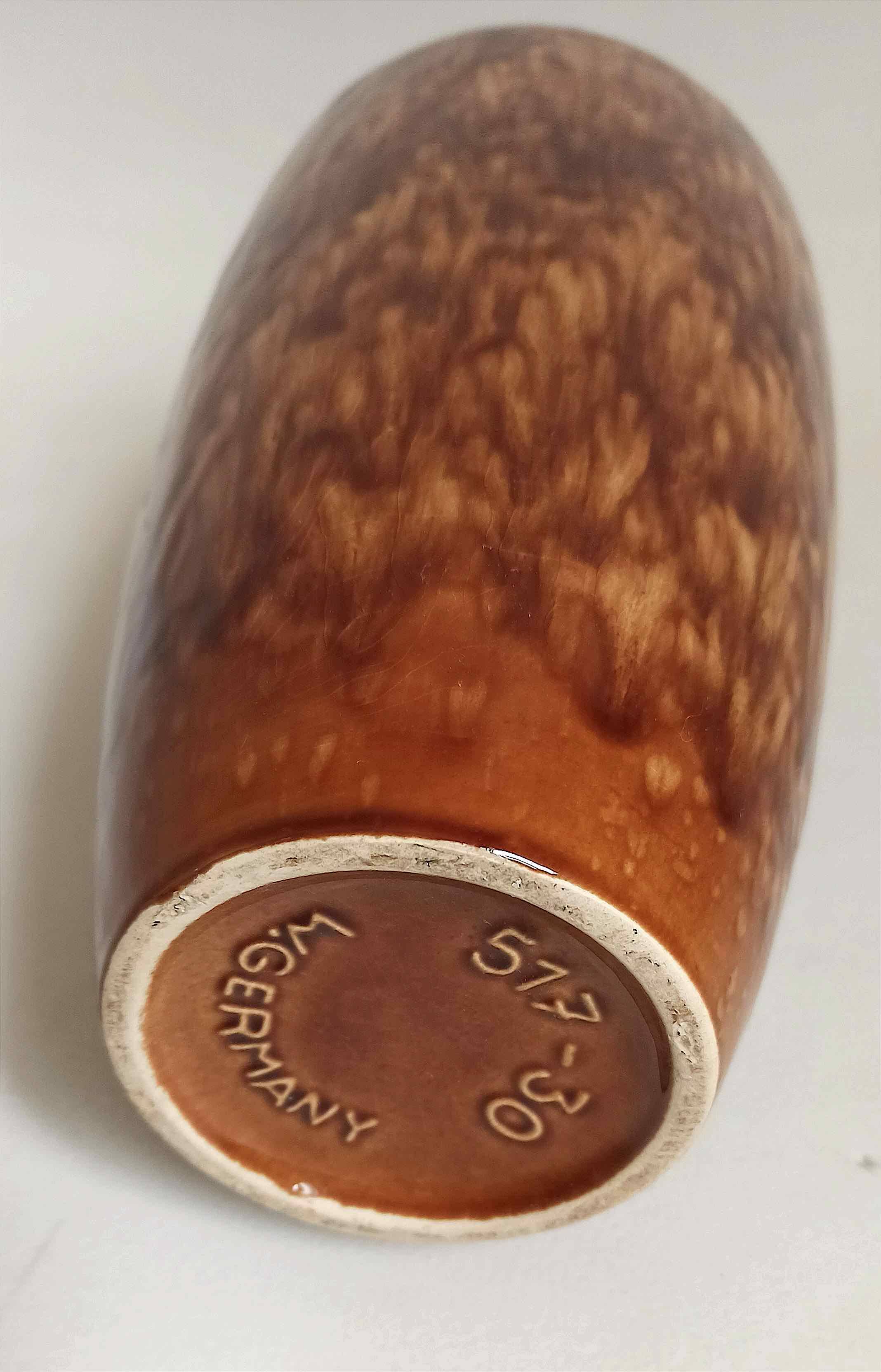 West Germany ceramic vase 1970s Height 30 cm