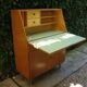Old oak vintage writing desk 60