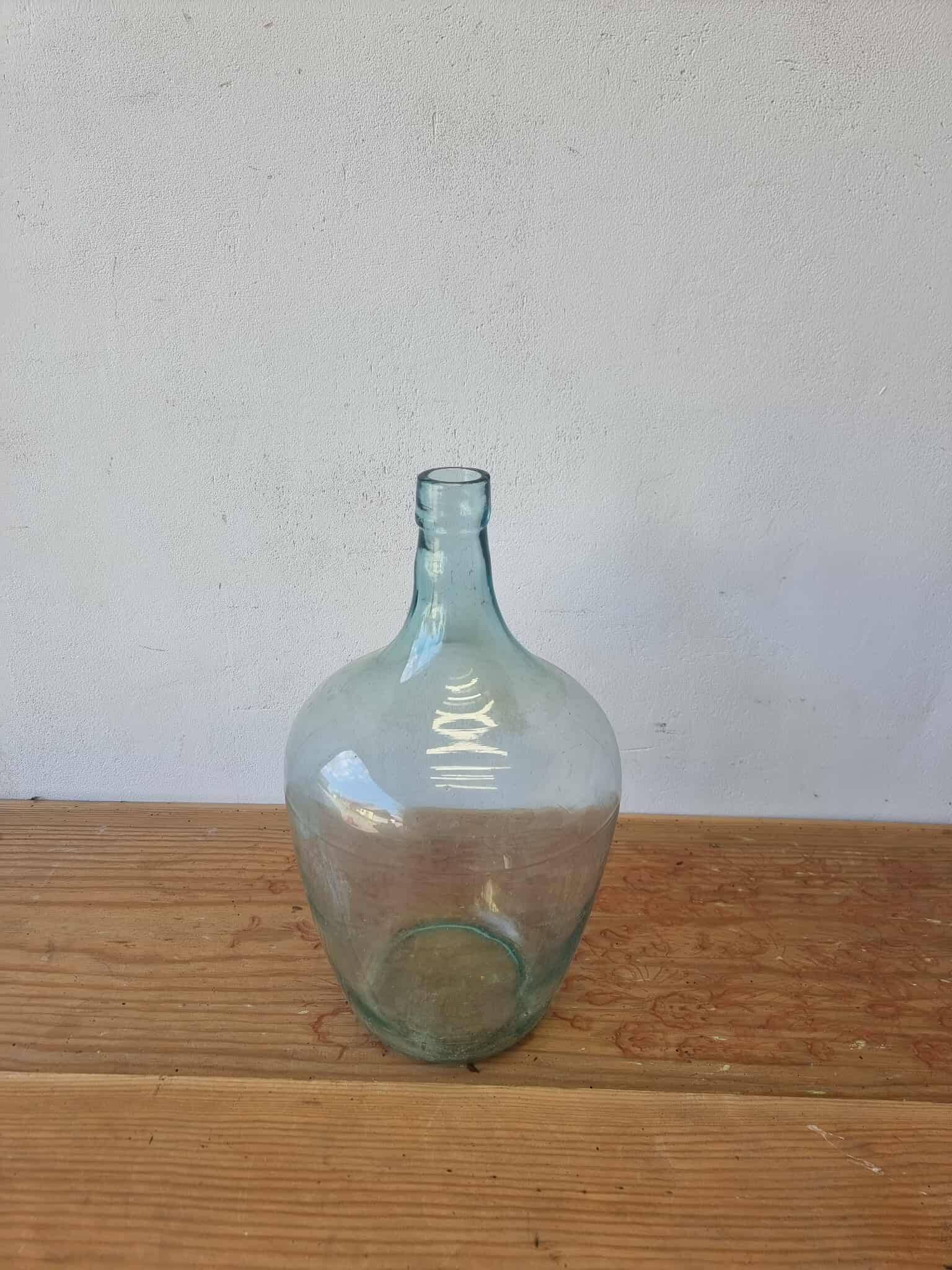 Vintage glass bottles and vases
