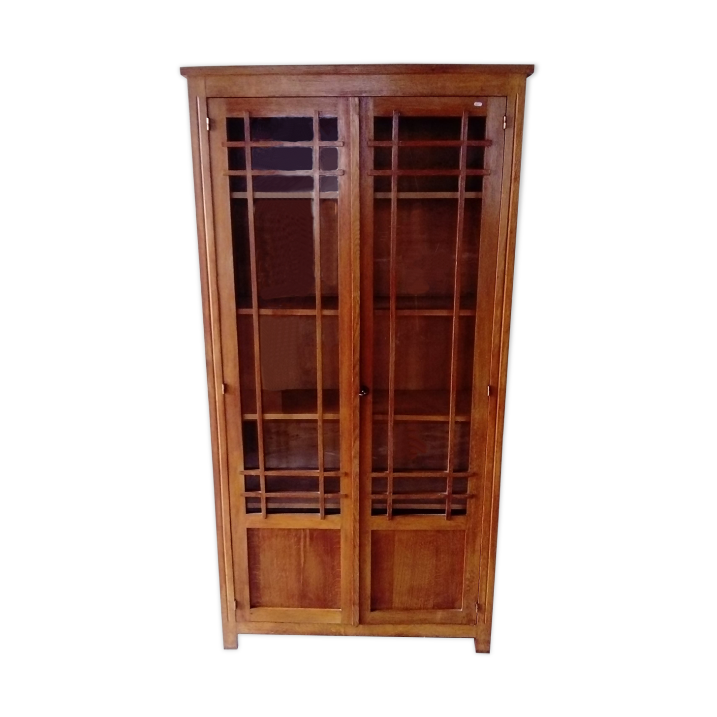 vintage showcase cabinet