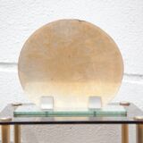 Miroir art déco, miroir à poser, miroir glace, miroir de courtoisie, boudoir, miroir biseauté, 30's