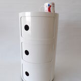 Componibili Kartell side table by Anna Castelli