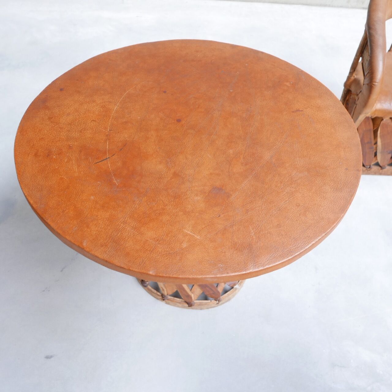 Set of Mid-Century Art Populaire Dining Chair and Table Set