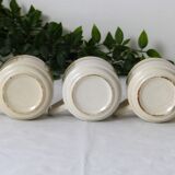 Set of 3 cups made of earthenware