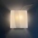 Simple wall lamp in heavy Murano glass from the mid-century, 1960, Italy.