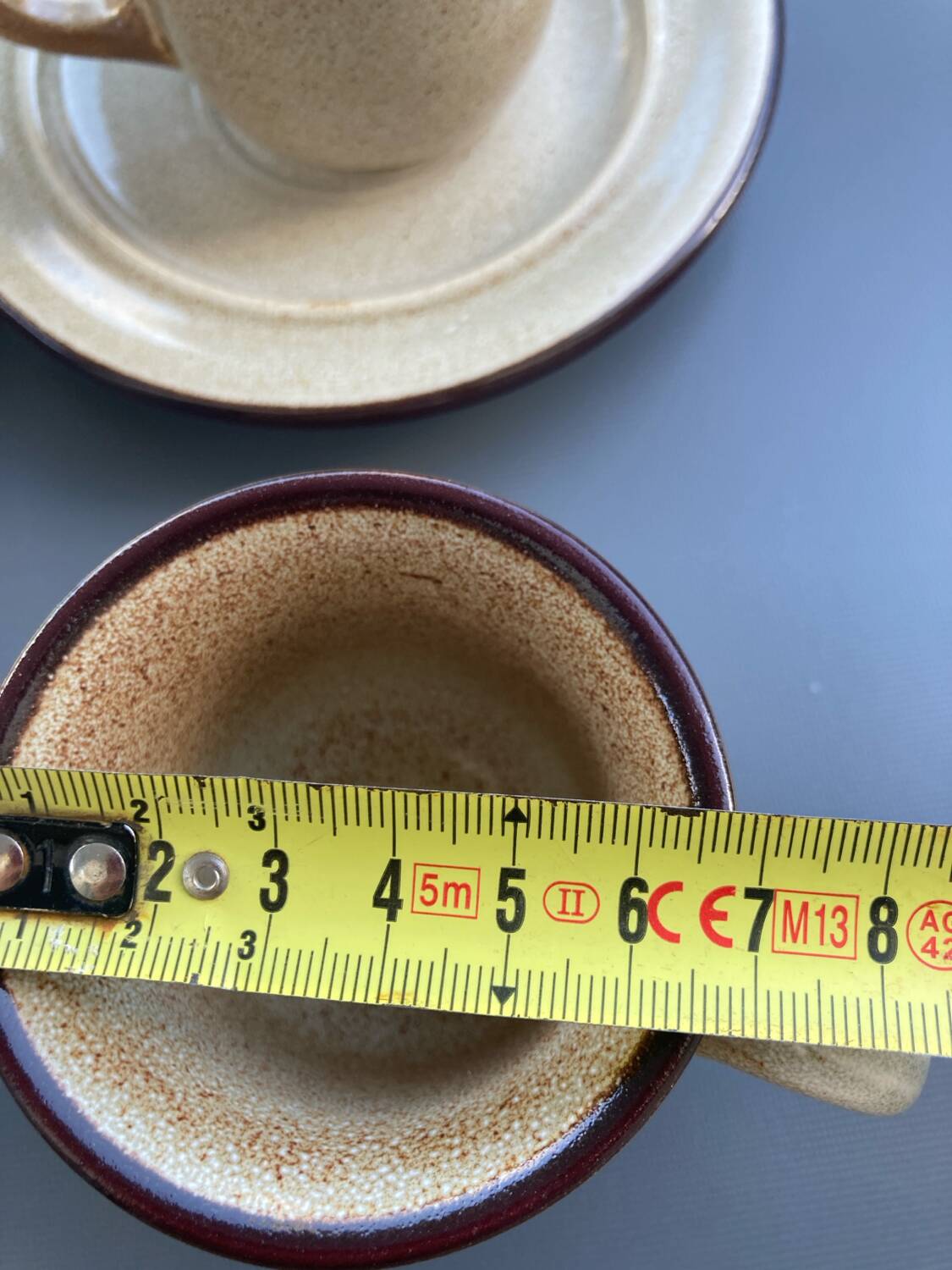 Niderviller stoneware coffee cups