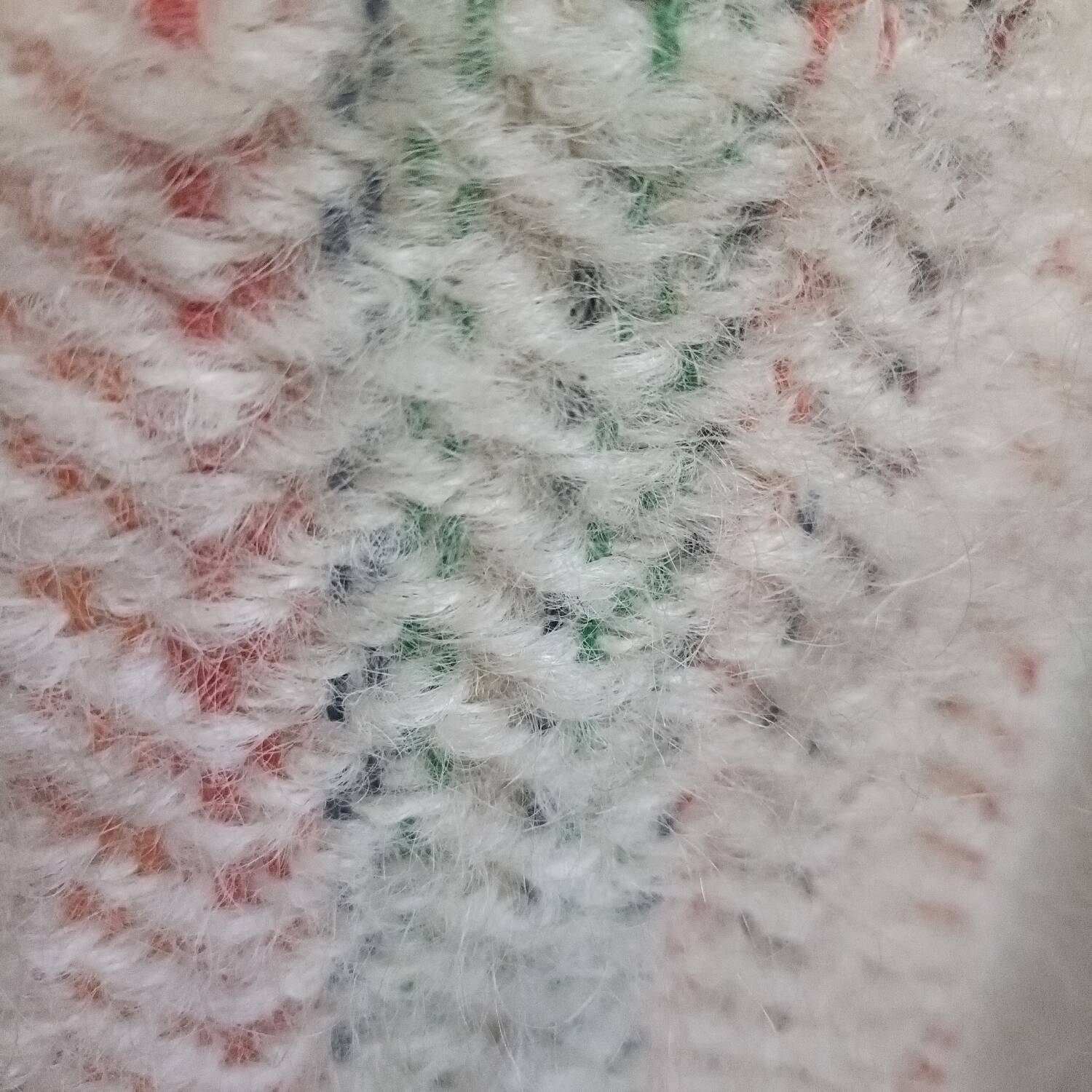 Ceramic and wool lamp, signature