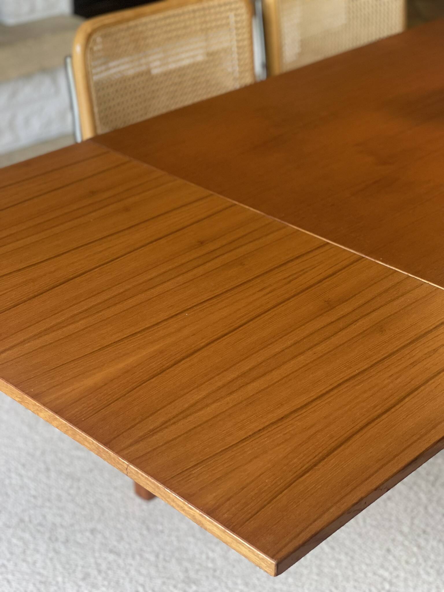 Table scandinave en teck 1960