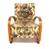 Fauteuil scandinave en hêtre, Swedish Modern, Suède, 1940