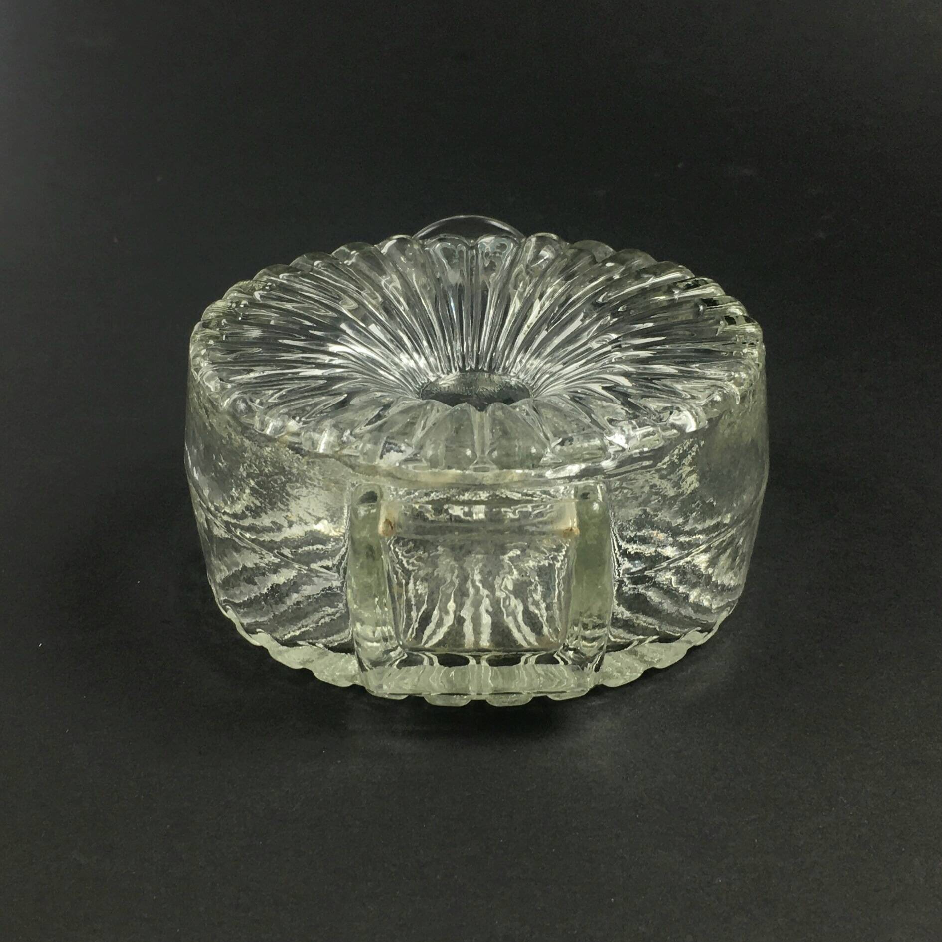 Vase Aurinkopullo (Tournesol) Mid-Century en Verre par Helena Tynell pour Riihimäki Lasi, Finlande, 1960s
