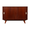 Mahogany veneer chest of drawers designed by Jiri Jiroutek, model U-452, 1960