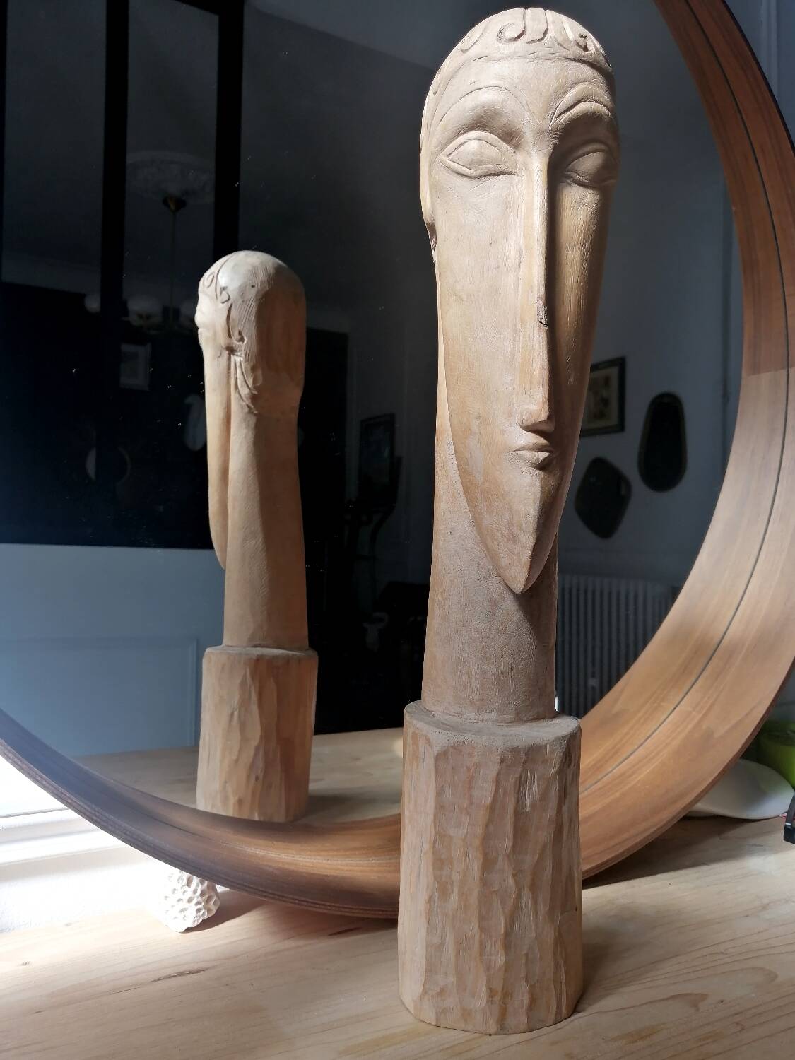Wood sculpture