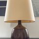 Grande lampe 70’s en grès