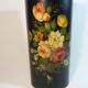 Umbrella door in painted sheet metal decorated with flowers style Napoleon III