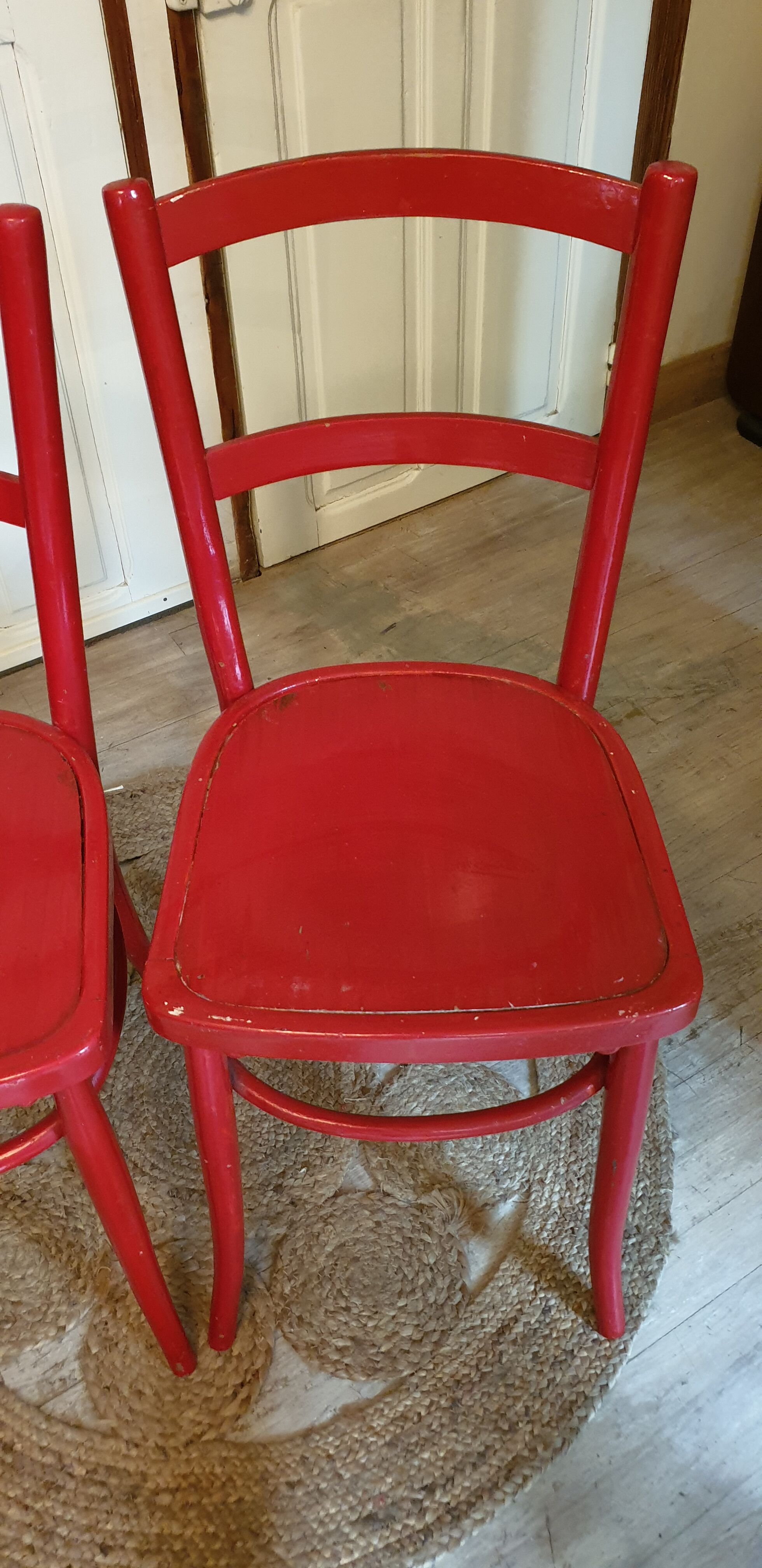 Pair of bistro chairs
