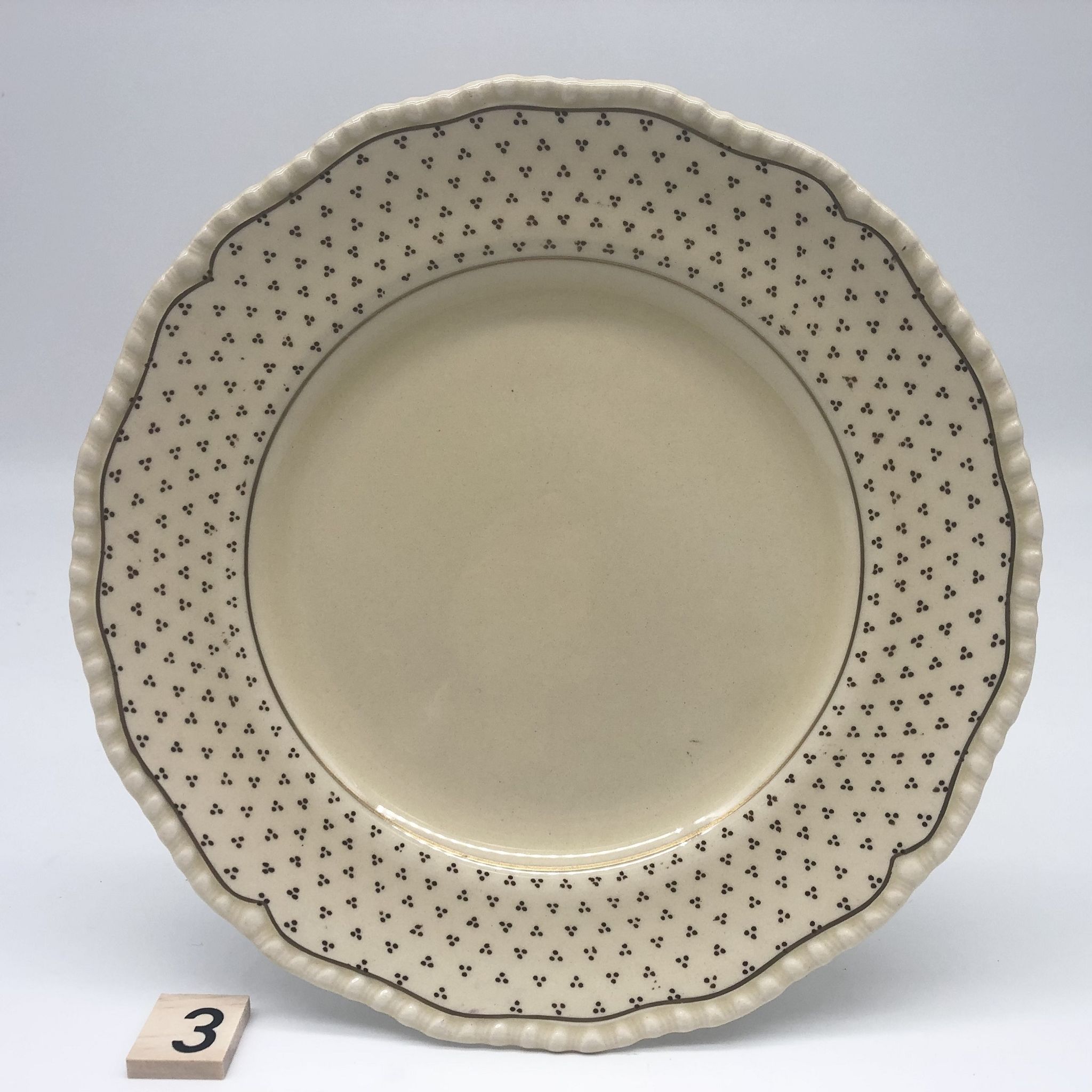 Series of 6 mismatched dessert plates (Salins/Royal Doulton)