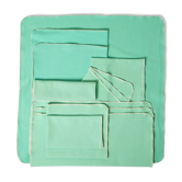 Set of 12 60s crepe towels