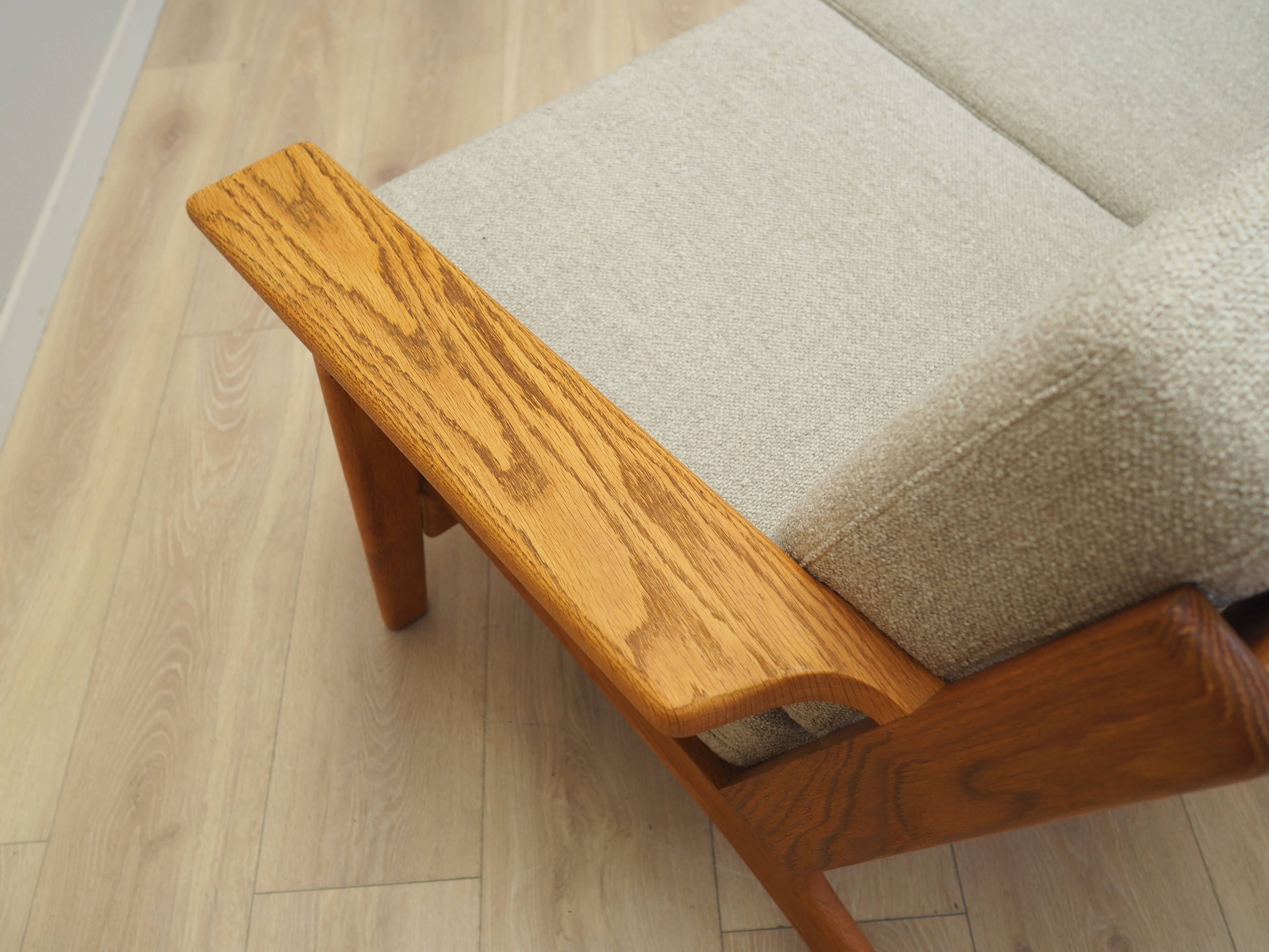 Oak sofa, Danish design, 1960s, designer: Hans J. Wegner, manufacturer: Get