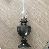 Tin kerosene lamp