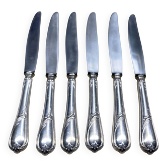 6 Alfenide knives