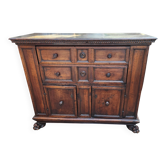 Antique commode from the 18th century in solid wood.