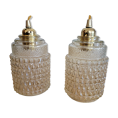 Pair of walking lamps