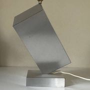 Vintage geometric lamp, 1970s design