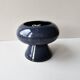 Magnificent blue ceramic flowerpot vase signed (pictogram with identification)