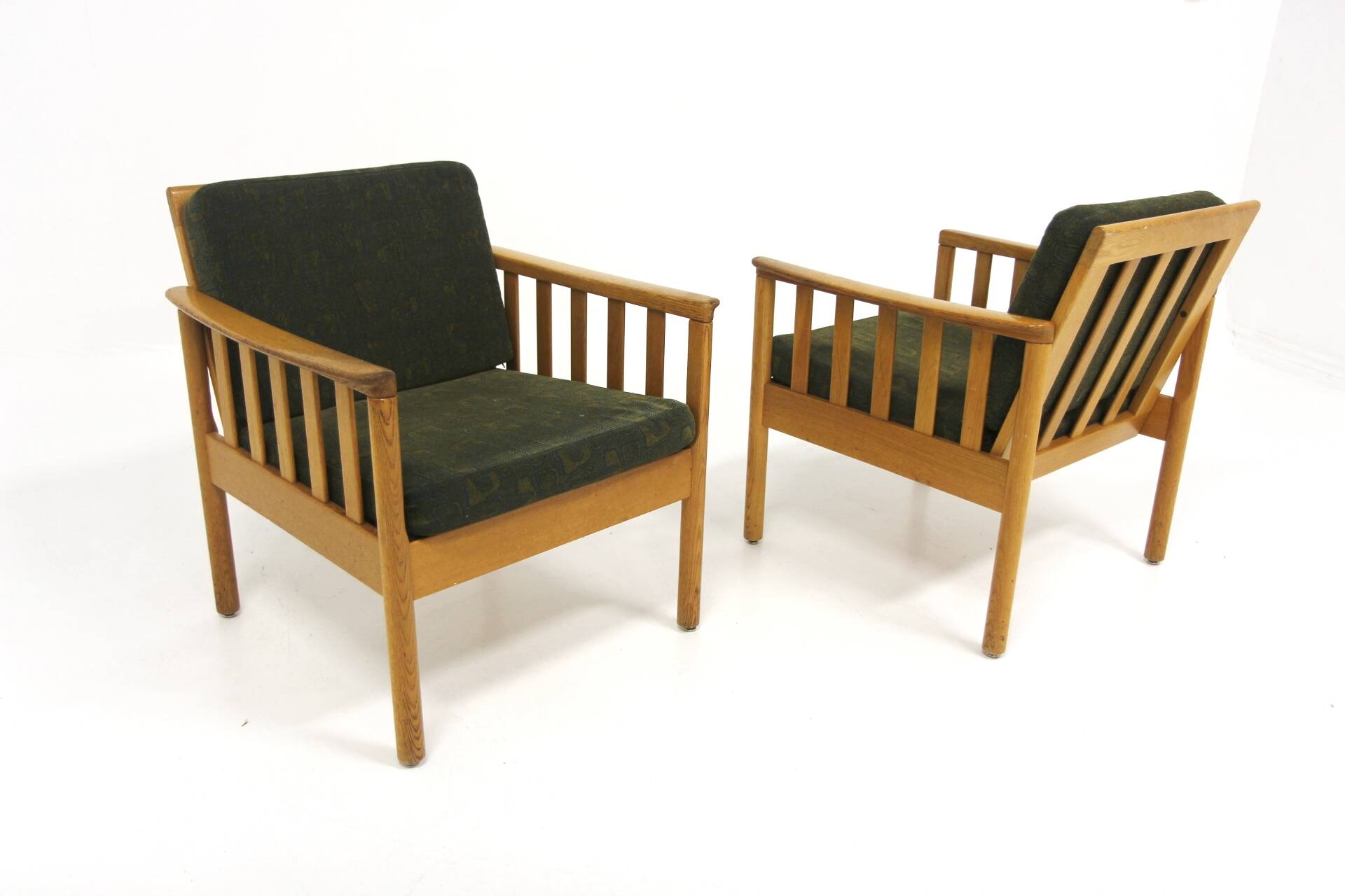 Set of 2 oak armchairs, Skaraborgs Möbelindustri, Sweden, 1960