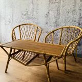 Rattan lounge