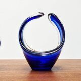 Vintage vase and bowl in art glass from Bayel, France, 1970s, set of 2.