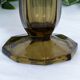 Smoked glass vase