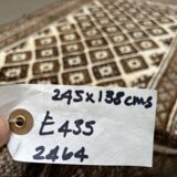 Vintage Persian Luri Gabbeh Rug 245x138 cm medium, shabby chic Red