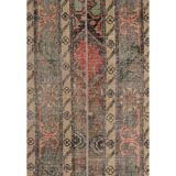 Vintage Turkish Oushak Rug Handwoven 52x712 cm