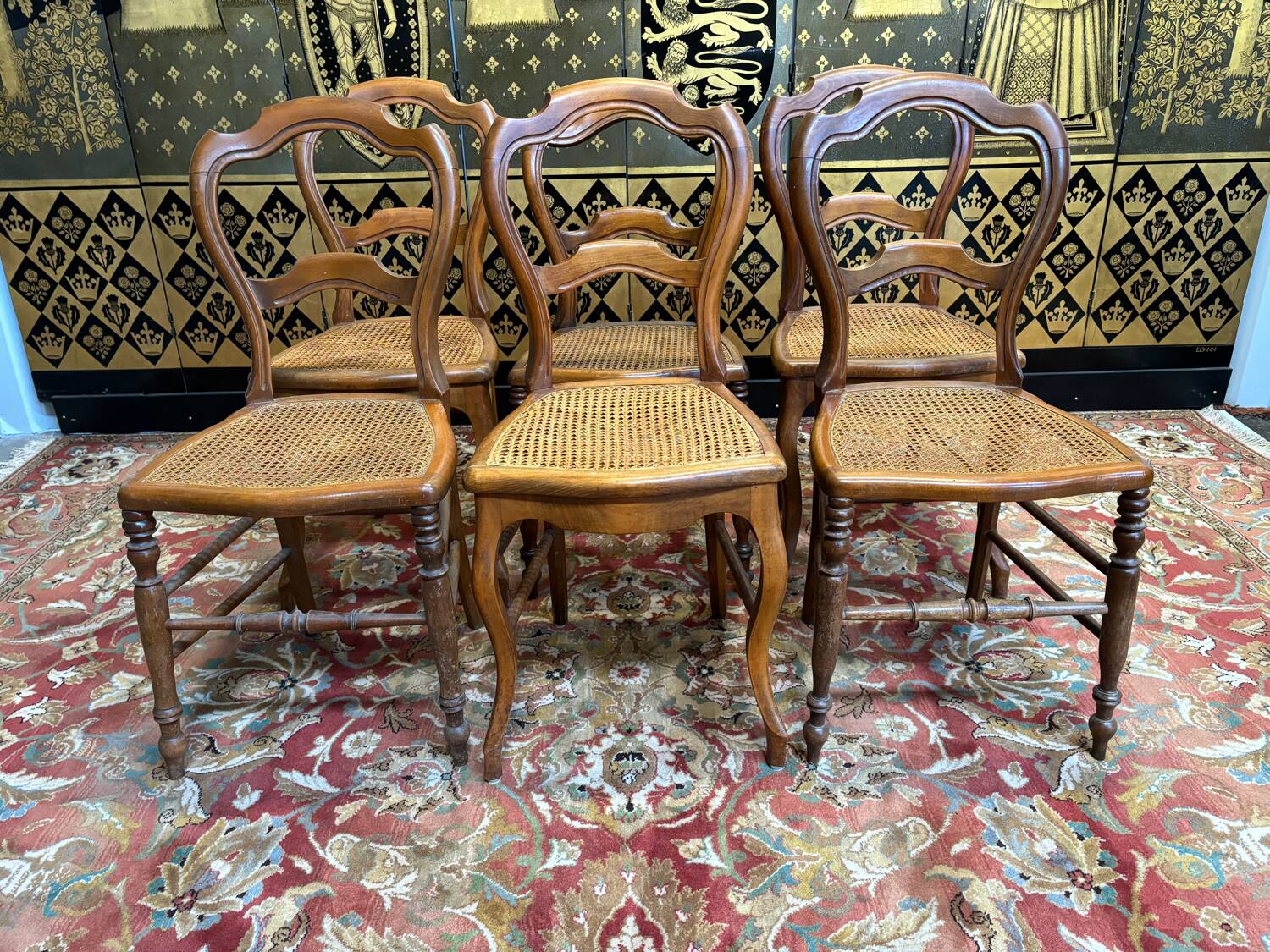 6 Louis Philippe chairs