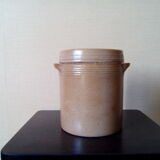 Pot à sel artisanal en grès vernissé