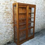 Vitrine a deux portes coulissante