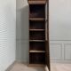 High glass-fronted oak cabinet (renovated)