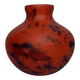 Art Deco, marbled glass round vase by Delatte Nancy circa 1930