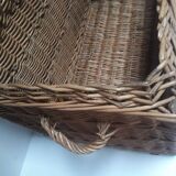 Wicker trunk L75xH53xD48 vintage
