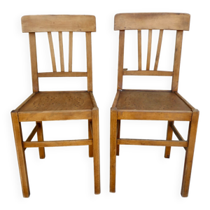 Paire chaises bistrot