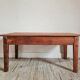 Farmhouse coffee table in raw wood with storage chest
