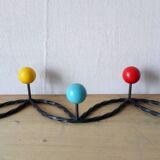 Coatrack 1950 balls multicoloured vintage