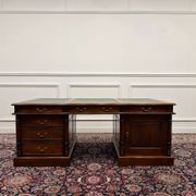 Grand bureau anglais classique