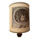 Vintage table lamp with pattern.