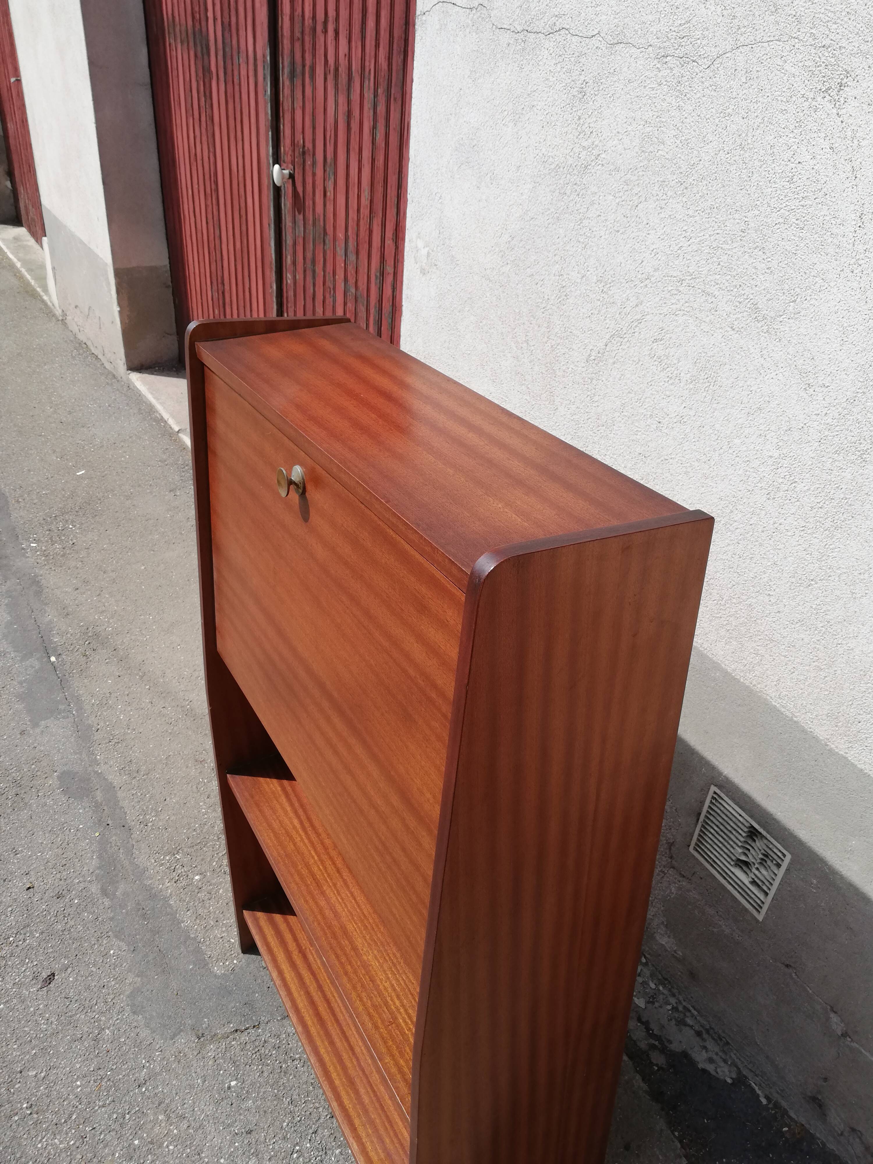 Vintage secretary 2 shelves