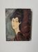 Acrylic on canvas, old vintage portrait painting